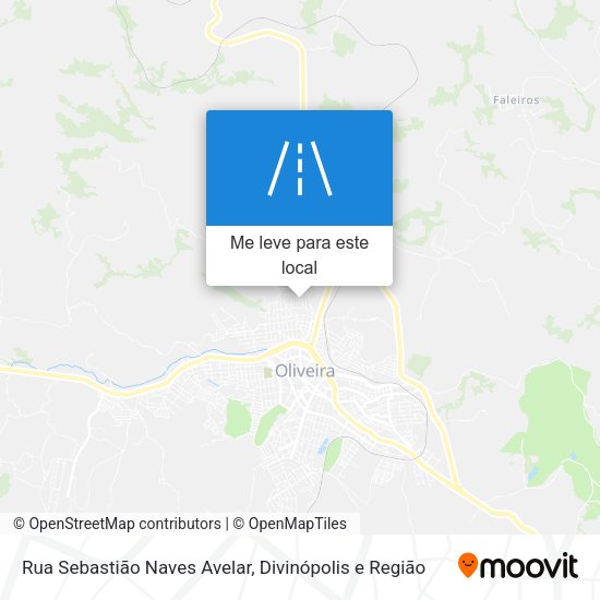 Rua Sebastião Naves Avelar mapa