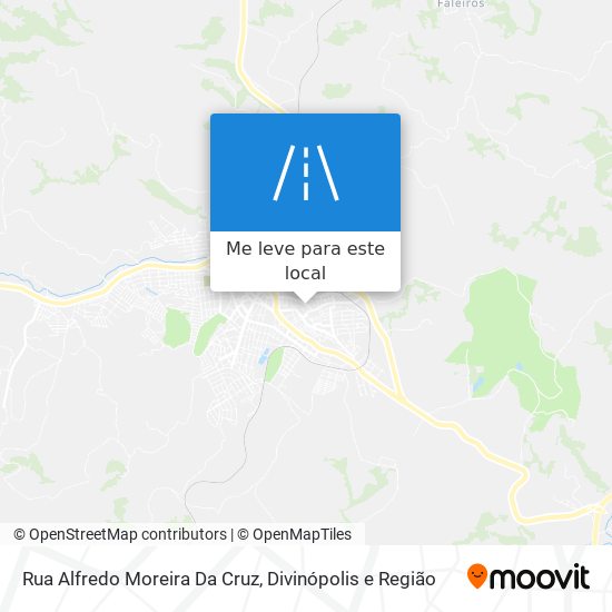 Rua Alfredo Moreira Da Cruz mapa