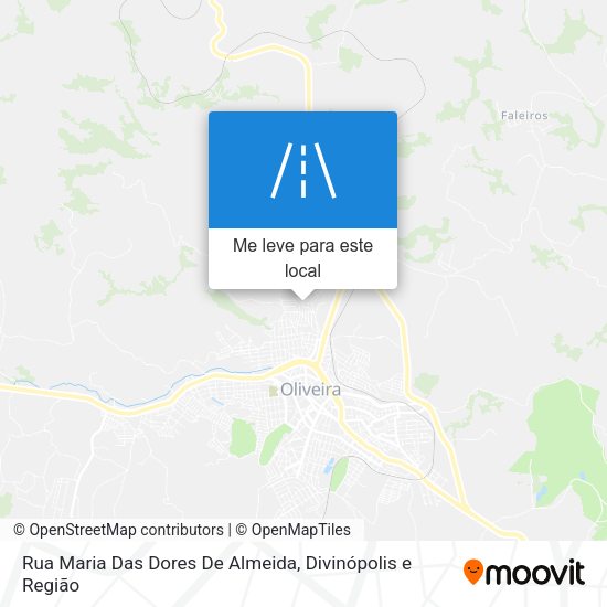 Rua Maria Das Dores De Almeida mapa