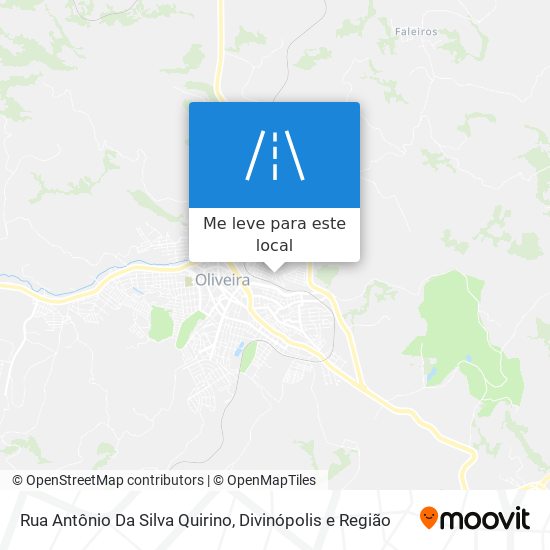 Rua Antônio Da Silva Quirino mapa