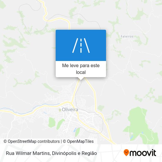 Rua Wilmar Martins mapa