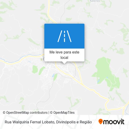 Rua Walquíria Fernal Lobato mapa