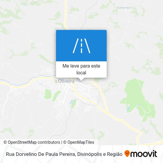 Rua Dorvelino De Paula Pereira mapa