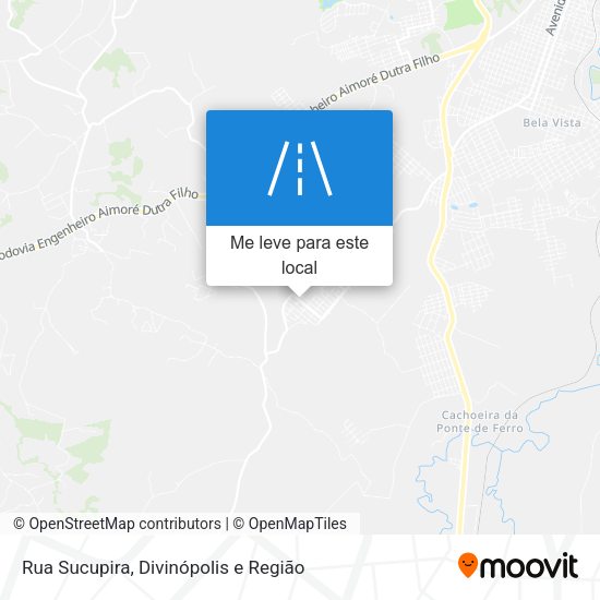 Rua Sucupira mapa