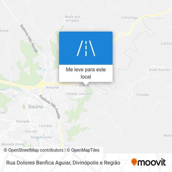 Rua Dolores Benfica Aguiar mapa