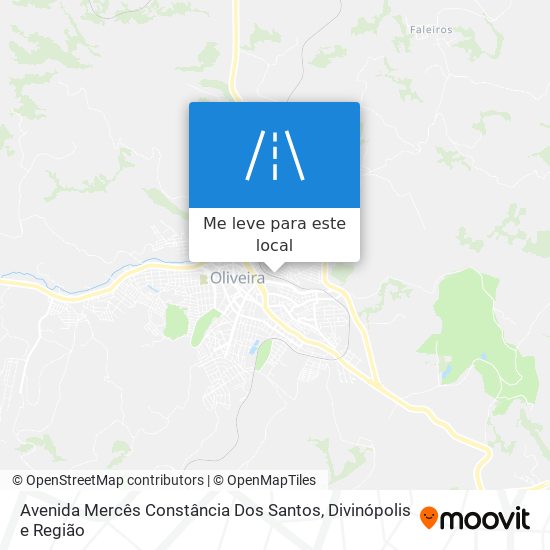 Avenida Mercês Constância Dos Santos mapa