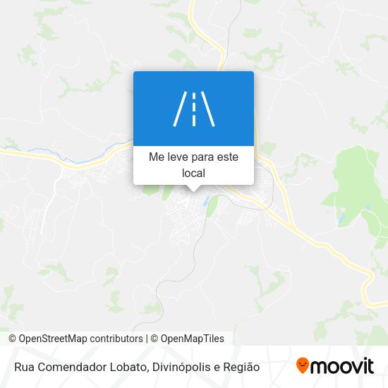 Rua Comendador Lobato mapa