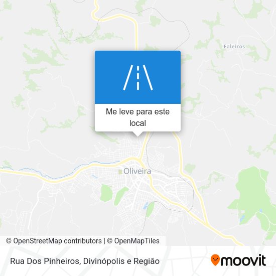 Rua Dos Pinheiros mapa