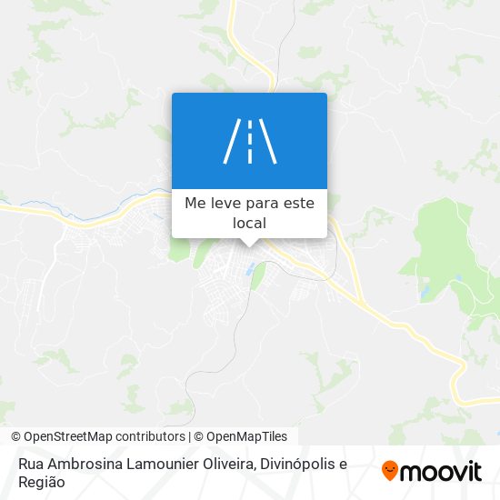 Rua Ambrosina Lamounier Oliveira mapa