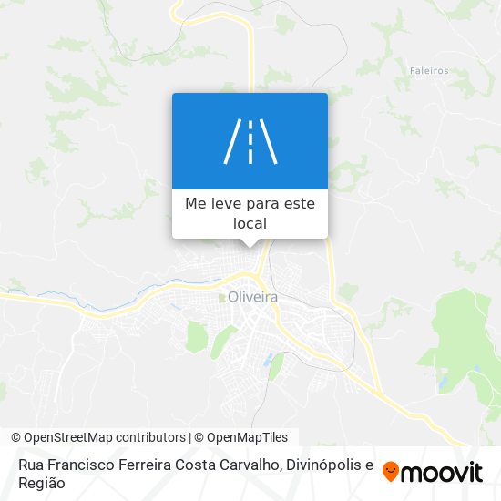 Rua Francisco Ferreira Costa Carvalho mapa