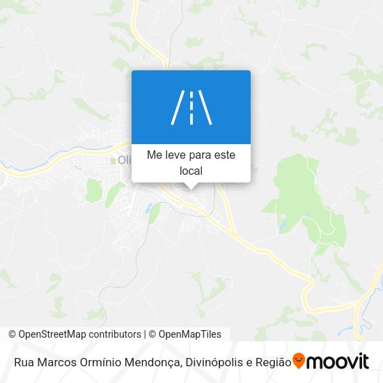 Rua Marcos Ormínio Mendonça mapa