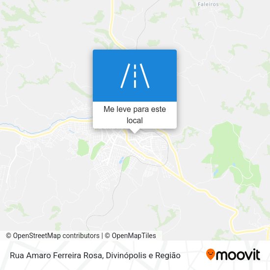 Rua Amaro Ferreira Rosa mapa