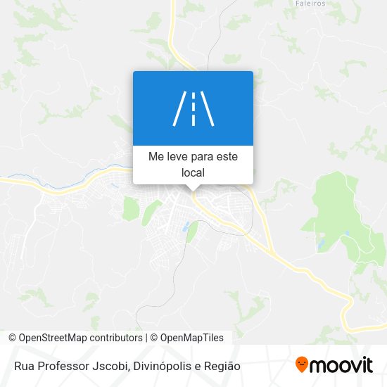 Rua Professor Jscobi mapa