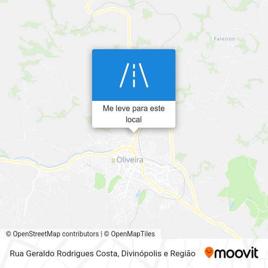 Rua Geraldo Rodrigues Costa mapa