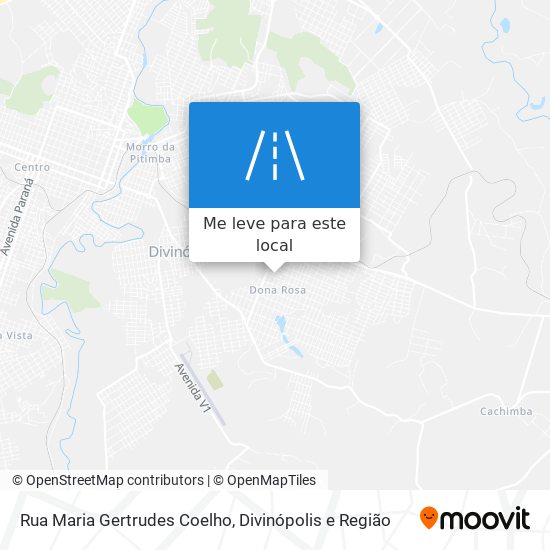 Rua Maria Gertrudes Coelho mapa