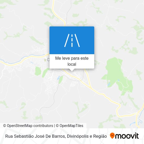 Rua Sebastião José De Barros mapa