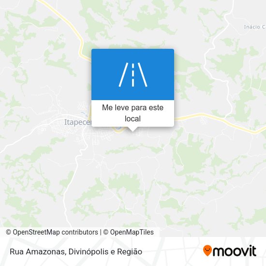 Rua Amazonas mapa