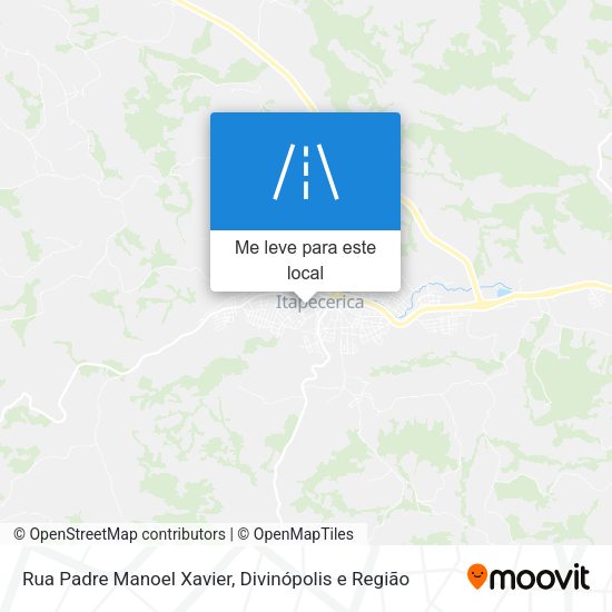 Rua Padre Manoel Xavier mapa
