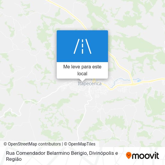 Rua Comendador Belarmino Berigio mapa