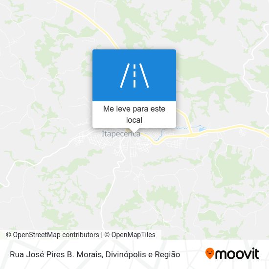 Rua José Pires B. Morais mapa