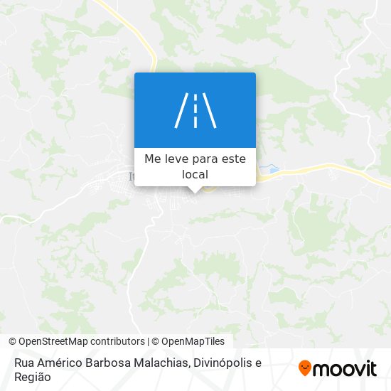 Rua Américo Barbosa Malachias mapa