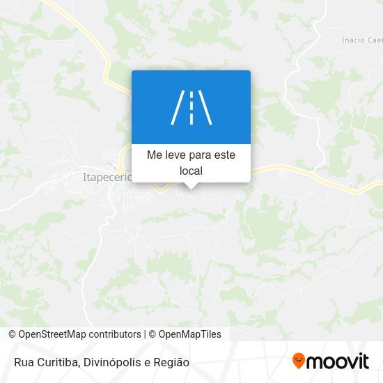 Rua Curitiba mapa