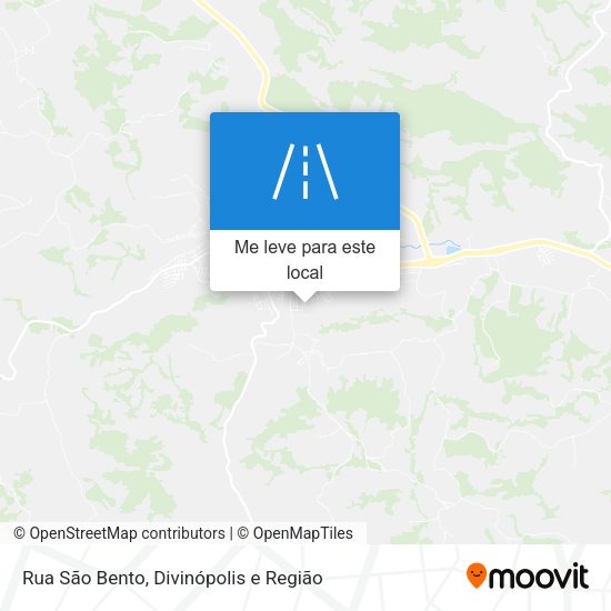 Rua São Bento mapa