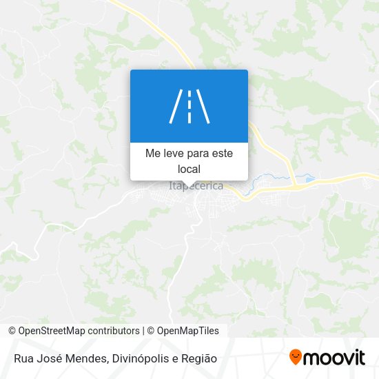 Rua José Mendes mapa