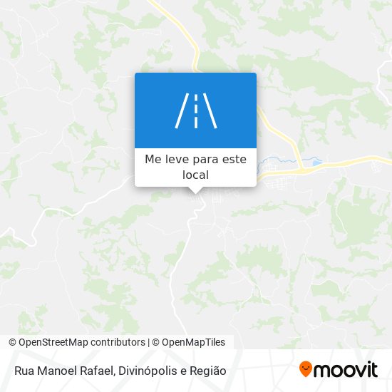 Rua Manoel Rafael mapa