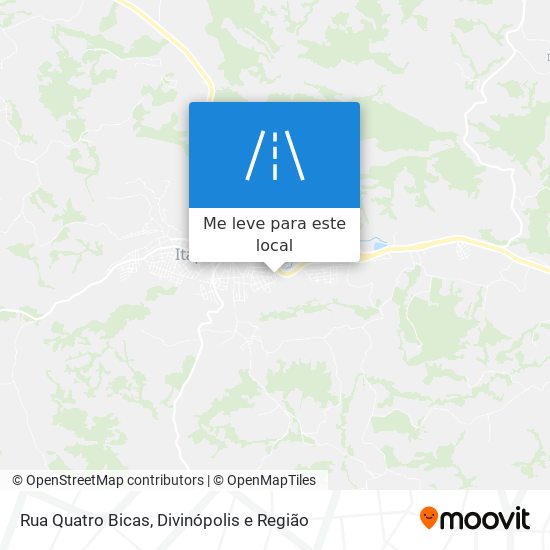 Rua Quatro Bicas mapa