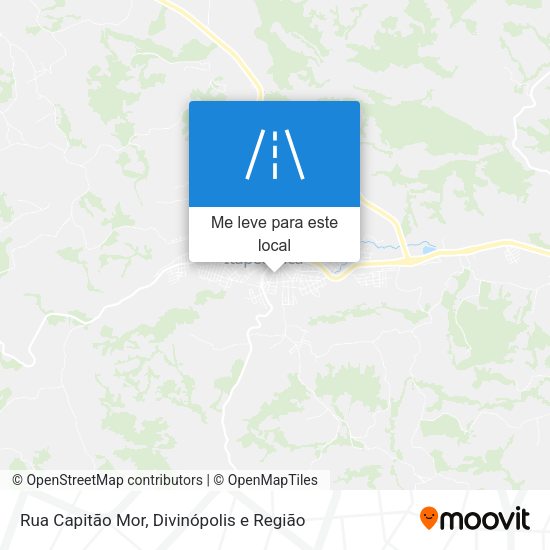 Rua Capitão Mor mapa