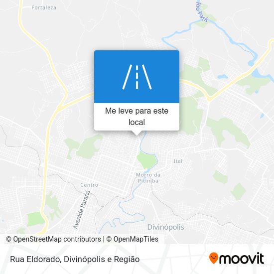 Rua Eldorado mapa
