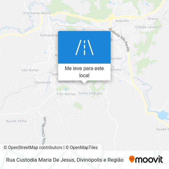 Rua Custodia Maria De Jesus mapa