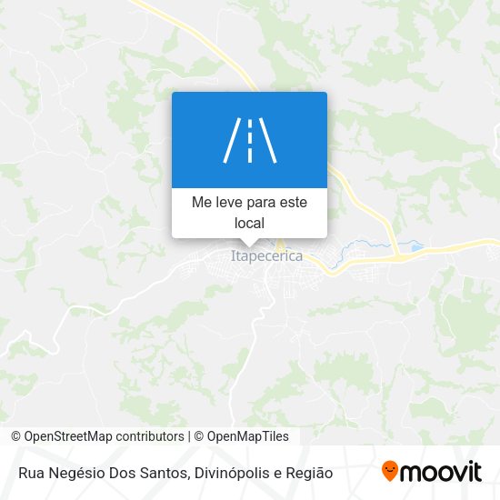 Rua Negésio Dos Santos mapa