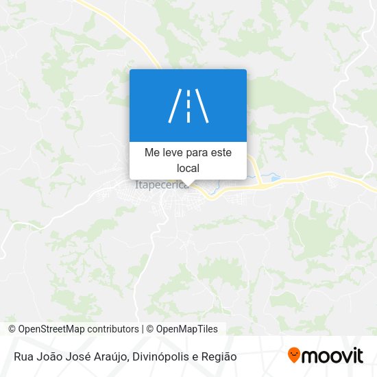 Rua João José Araújo mapa