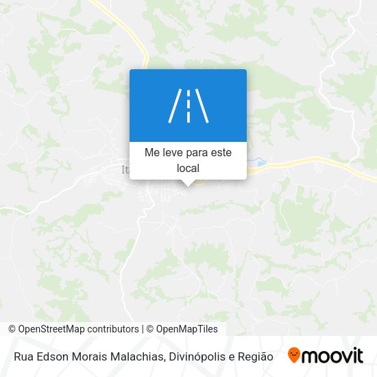 Rua Edson Morais Malachias mapa