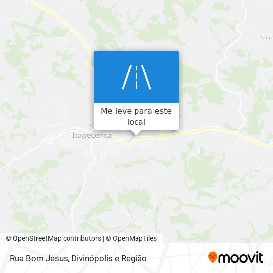 Rua Bom Jesus mapa