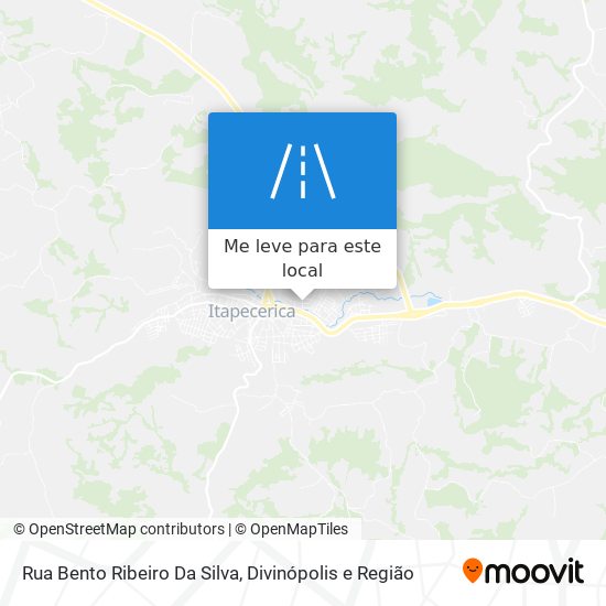 Rua Bento Ribeiro Da Silva mapa