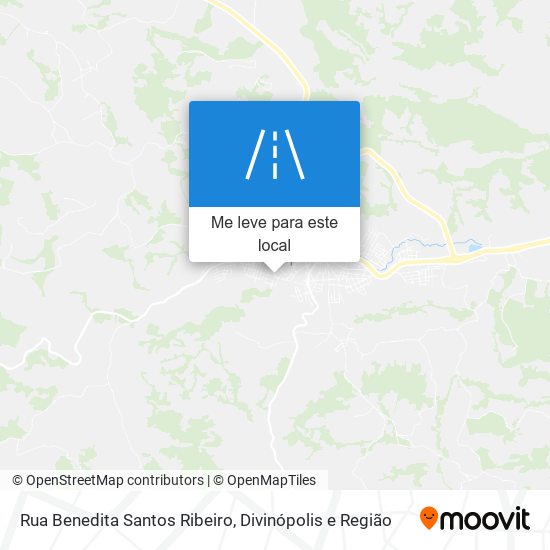 Rua Benedita Santos Ribeiro mapa