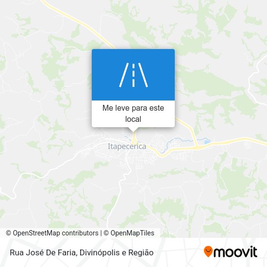 Rua José De Faria mapa
