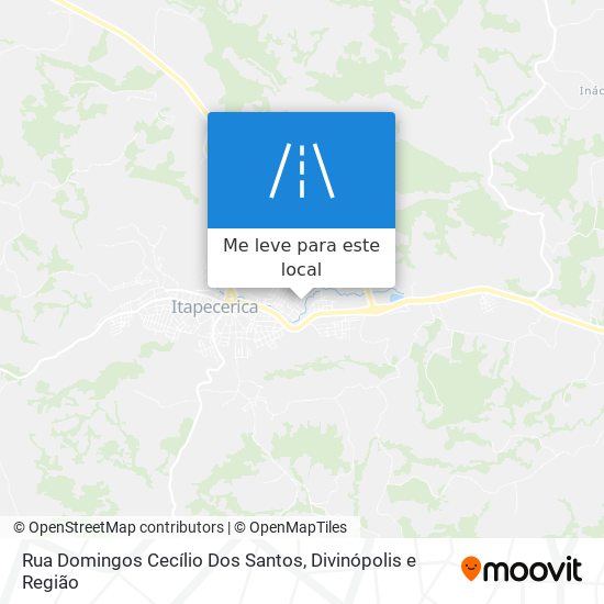 Rua Domingos Cecílio Dos Santos mapa