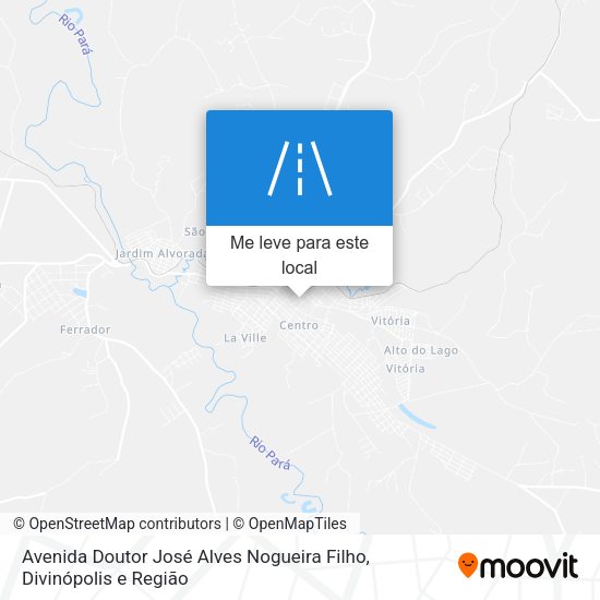 Avenida Doutor José Alves Nogueira Filho mapa