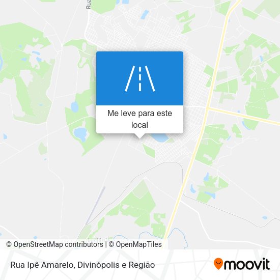 Rua Ipê Amarelo mapa