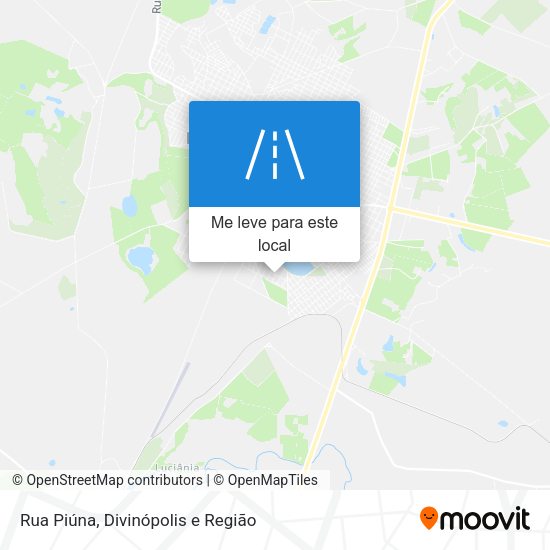 Rua Piúna mapa