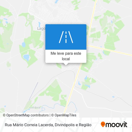 Rua Mário Correia Lacerda mapa