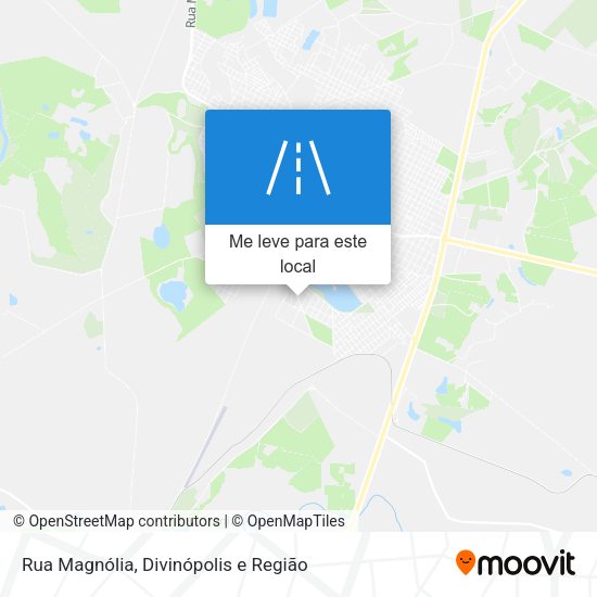Rua Magnólia mapa