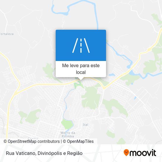 Rua Vaticano mapa