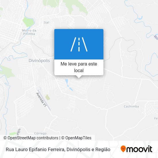 Rua Lauro Epifanio Ferreira mapa