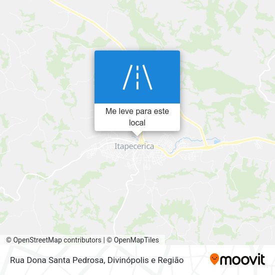 Rua Dona Santa Pedrosa mapa