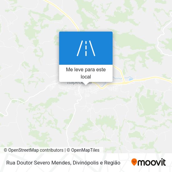 Rua Doutor Severo Mendes mapa